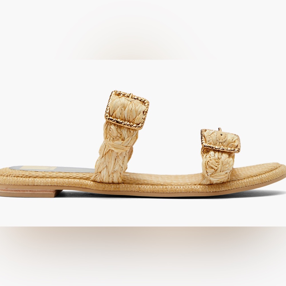 dolce vita Alaina Lt Natural Raffia Sandal. Ladies 7.5 - Picture 6 of 13